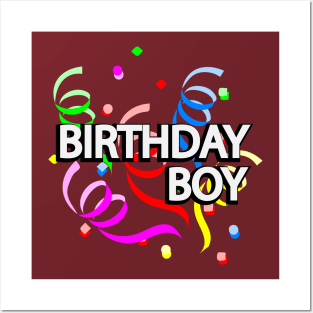 Birthday boy artistic design Posters and Art